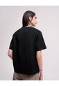 Camiseta Confort Regular Tacto Suave Negra Mujer Negro de PUNTO BLANCO