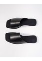 Sandalias Negro Mujer Negro de PUNTO BLANCO