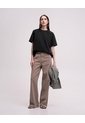 Camiseta Confort Regular Tacto Suave Negra Mujer Negro de PUNTO BLANCO