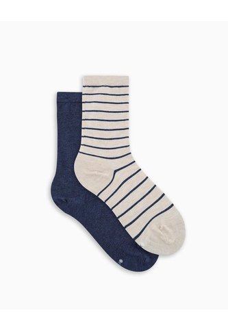 Medias Mujer Largas Pack X2 Surtido Multicolor PUNTO BLANCO