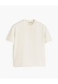 Camiseta Regular Algodón Crema Mujer Beige de PUNTO BLANCO