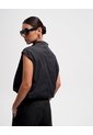 Blusa Globo Cuello Tortuga Negra Mujer Negro de PUNTO BLANCO