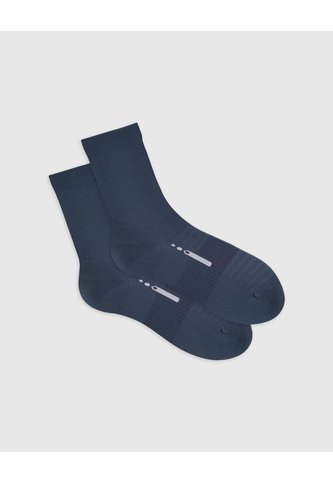Medias Deportivas Unisex Largas Ciclismo Azules Azul PUNTO BLANCO