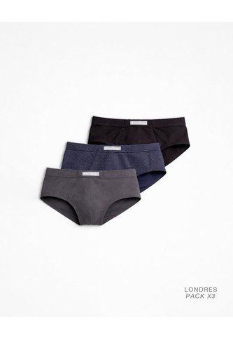 Bóxer Brief Algodón Panel Anatómico X3unds Surtido Multicolor PUNTO BLANCO