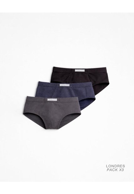 Bóxer Brief Algodón Panel Anatómico X3unds Surtido Multicolor