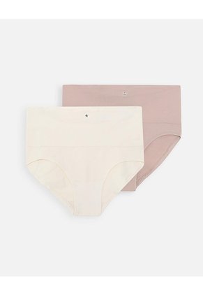 Panty Clasico Seamless Tiro Alto X2unds Surtido Multicolor