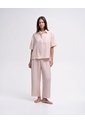 Camisa + Pantalón De Pijama Rosado Mujer Rosa de PUNTO BLANCO