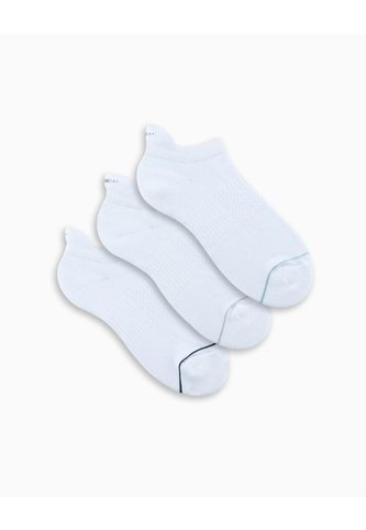 Medias Deportivas Unisex Tobillera Corta Pack X3 Blancas Multicolor PUNTO BLANCO