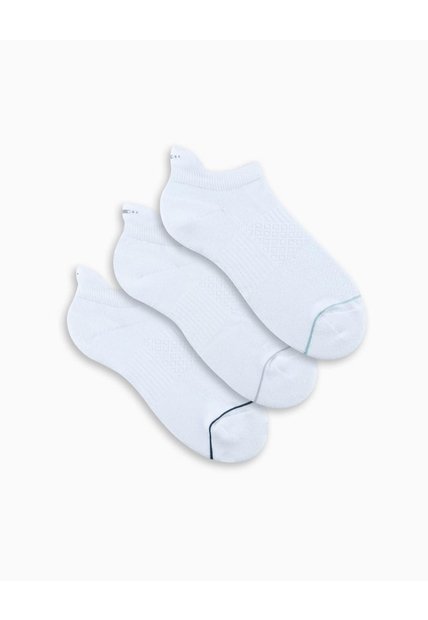 Medias Deportivas Unisex Tobillera Corta Pack X3 Blancas Multicolor