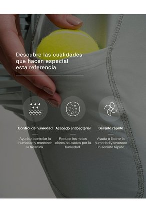 Falda De Tenis Ciclista Interno Verde Mujer Verde