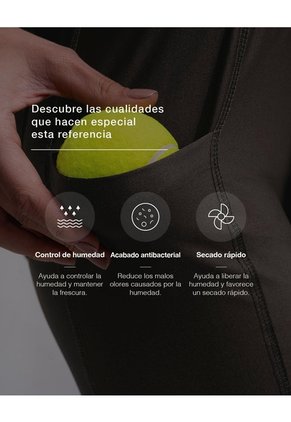 Falda De Tenis Ciclista Interno Café Mujer Cafe