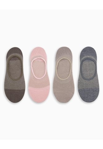 Medias Mujer Baleta Algodón Pack X4 Surtido PUNTO BLANCO