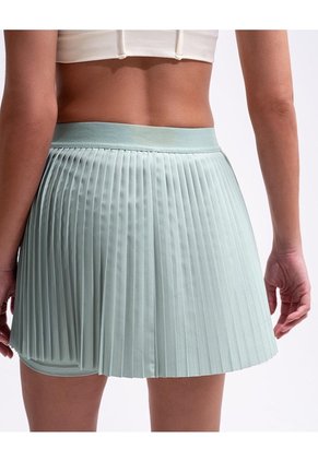 Falda De Tenis Ciclista Interno Verde Mujer Verde