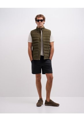 Camiseta Confort Regular Crema Hombre Beige