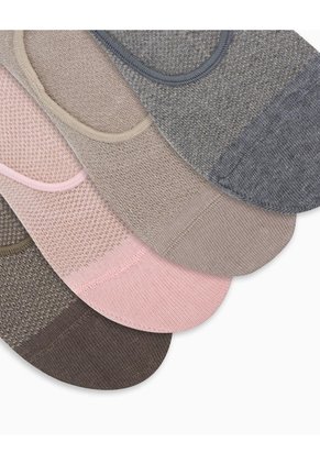 Medias Mujer Baleta Algodón Pack X4 Surtido