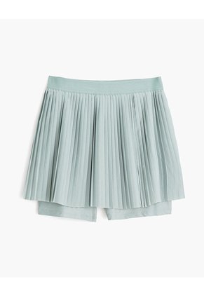 Falda De Tenis Ciclista Interno Verde Mujer Verde