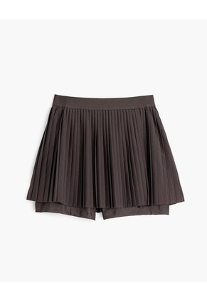 Falda De Tenis Ciclista Interno Café Mujer Cafe