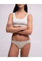 Panty Brasilero Tiro Medio Encaje Habano Beige de PUNTO BLANCO