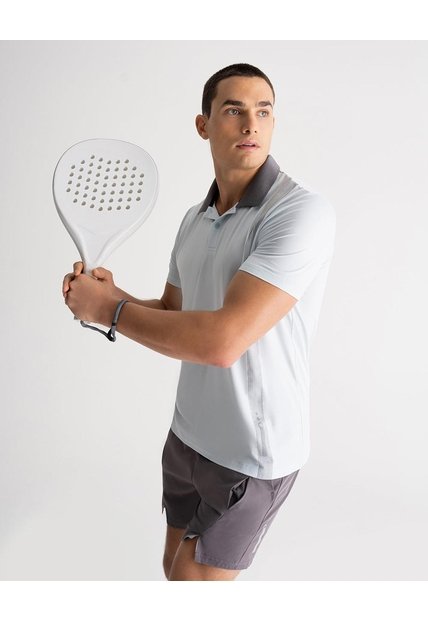 Polo Deportiva Control Humedad Azul Hombre Azul
