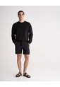 Bermuda Confort Regular Negra Hombre Negro de PUNTO BLANCO