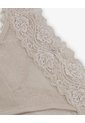 Panty Brasilero Tiro Medio Encaje Habano Beige de PUNTO BLANCO