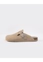 Zuecos Tipo Clog Beige Mujer Beige de PUNTO BLANCO