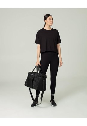 Camiseta Deportiva Tacto Frío Negra Mujer Negro