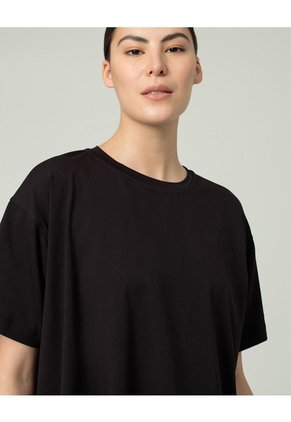 Camiseta Deportiva Tacto Frío Negra Mujer Negro