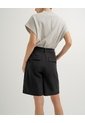 Short Tiro Alto Negro Mujer Negro de PUNTO BLANCO