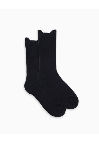 Medias Deportivas Unisex Largas Negras Negro PUNTO BLANCO