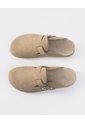 Zuecos Tipo Clog Beige Mujer Beige de PUNTO BLANCO