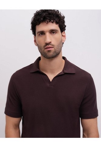 Polo Regular Algodón Vinotinto Hombre Rojo PUNTO BLANCO