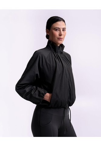 Chaqueta Oversize Negra Mujer Negro PUNTO BLANCO
