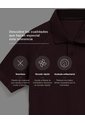 Polo Deportiva Seamless Vino Tinto Hombre Rojo de PUNTO BLANCO