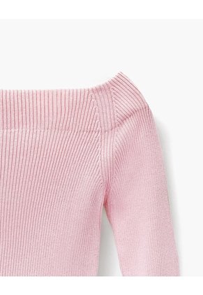 Camibuso Slim Tejido De Punto Rosado Mujer Rosa