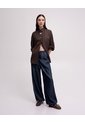 Pantalón Confort Tiro Medio índigo Oscuro Mujer Azul de PUNTO BLANCO