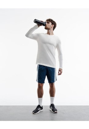Camibuso Deportivo Slim Control Humedad Blanca Hombre Blanco