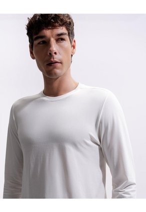 Camibuso Deportivo Slim Control Humedad Blanca Hombre Blanco