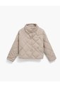 Chaqueta Acolchada Cuello Alto Avena Mujer Beige de PUNTO BLANCO