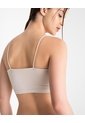Top Soporte Alto Seamless Arena Beige de PUNTO BLANCO