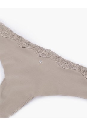 Panty Bikini En Punto Tiro Medio Cafe Cafe