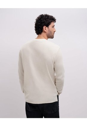 Camibuso Regular Avena Hombre Beige