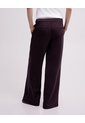 Pantalón Confort Wide Leg Tiro Medio Vinotinto Mujer Rojo de PUNTO BLANCO
