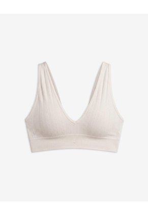 Top Soporte Medio Seamless Vainilla Mujer Beige
