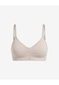 Top Soporte Ligero Seamless Copas Removibles Arena Beige de PUNTO BLANCO
