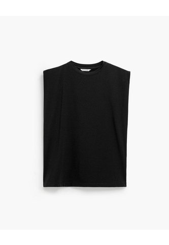 Camiseta Oversize Negra Mujer Negro PUNTO BLANCO