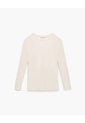 Camibuso Cuello Redondo Avena Mujer Beige de PUNTO BLANCO