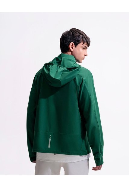 Buzo Regular Half Zip Secado Rápido Verde Hombre Verde