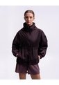 Chaqueta Rompevientos Oversize Vinotinto Mujer Rojo de PUNTO BLANCO