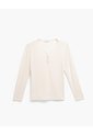 Camibuso De Pijama Avena Mujer Beige de PUNTO BLANCO